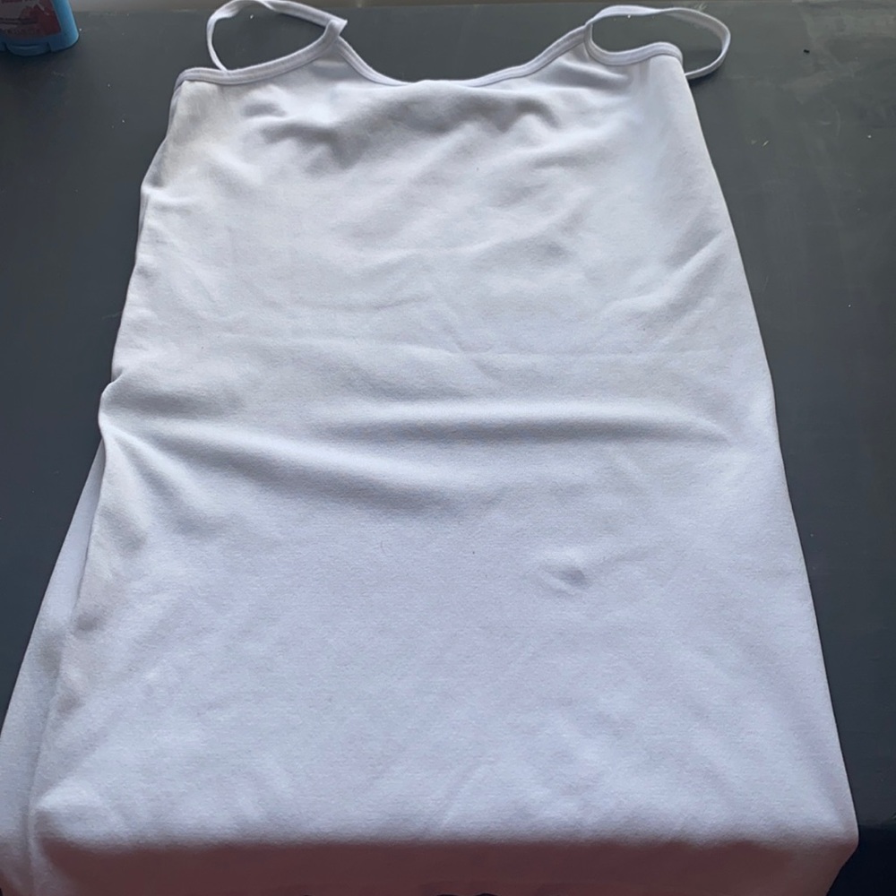 White tank top